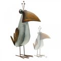 Floristik24 Figura de decoração, pássaro de metal, corvo, decoração de metal 43 cm
