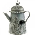 Casa de passarinho decorativa vintage, jarra decorativa de metal para pendurar Alt. 28,5cm