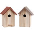 Floristik24 Caixa de nidificação para casinha de passarinho em madeira castanho natural/bege 23cm 1ud