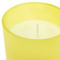 Floristik24 Vela perfumada em copo de manjericão com limão Ø7cm