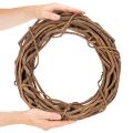 Coroa de vime natural para artesanato floral, 40cm | Floristik24.pt