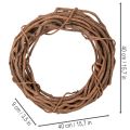 Coroa de vime natural para artesanato floral, 40cm | Floristik24.pt