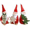 Floristik24 Figuras de natal figuras de decoração de papai noel h8cm 3uds