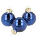 Floristik24 Conjunto de Mini Bolas de Natal em Vidro para Decoração de Galhos de Pinheiro, 3cm, 22 peças
