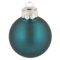 Enfeites de Natal, foscos e brilhantes, pequenas decorações natalinas, 4 cm, 24 peças | Floristik24.pt