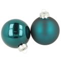 Floristik24 Enfeite de Natal, fosco e brilhante, decoração festiva para árvore de Natal, 6 cm, 24 peças
