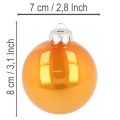 Conjunto de enfeites de Natal, enfeites coloridos para árvore de Natal, 75 mm, 14 peças | Floristik24.pt