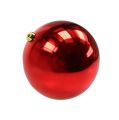 Floristik24 Bola de Natal de plástico pequena Ø14cm vermelha 1ud