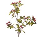 Floristik24 Ramo artificial de espinheiro com bagas vermelhas, decoração, 110 cm