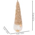 Conjunto de 6 peças com figuras decorativas de gnomos com barba, 17 cm de altura. | Floristik24.pt