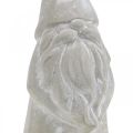 Floristik24 Figura decorativa elfo concreto Papai Noel cinza Alt.18,5cm