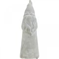 Floristik24 Figura Deco Gnome decoração de Natal concreto cinza Alt.31cm