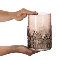 Casinhas de vidro para velas pequenas, ideais para decoração de mesa, 23 cm | Floristik24.pt