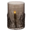 Casinhas de vidro para velas pequenas, ideais para decoração de mesa, 23 cm | Floristik24.pt