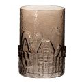 Casinhas de vidro para velas