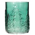 Porta-velas de vidro com