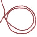 Floristik24 Fio de lã com fio de feltro mica roxo Ø5mm 33m