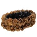 Floristik24 Vaso oval em formato de pinha, 30 cm
