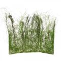 Decoração de grama para ficar com galhos Decoração de janela verde 105x50cm