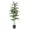Floristik24 Árvore de bambu artificial, verde, 132 cm, planta de interior