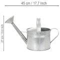 Regador vintage de zinco, 27 cm - vaso para jardim e pátio, floreira de metal | Floristik24.pt