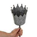 Coroa decorativa com aparência antiga para canteiro de flores ou vaso de plantas, 95 cm | Floristik24.pt