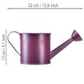 Regador decorativo, vaso de metal roxo, Ø13,5cm A12,5cm | Floristik24.pt