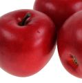 Floristik24 Vermelho maçã decorativo 6,5 cm 12 unidades