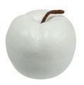 Floristik24 Fruta artificial decorativa maçã branca 18cm