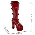 Vaso decorativo em forma de bota com laço, 37 cm | Floristik24.pt
