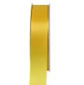 Floristik24 Fita para presente e decoração 25mm x 50m amarelo