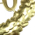 Floristik24 Aniversário número 50 em ouro Ø40cm