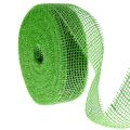 Floristik24 Fita de juta verde, 5 cm de largura, 40 m de comprimento