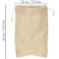 Sacola de juta 20×10cm A30cm Sacola para presente | Floristik24.pt