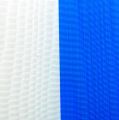 Floristik24 Fitas grinaldas moiré azul-branco 125 mm