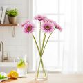 Flores artificiais de gerbera para jardim, roxas, 47 cm, conjunto de 6 peças. | Floristik24.pt