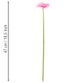 Flores artificiais de gerbera para jardim, rosa, 47 cm, 6 peças. | Floristik24.pt