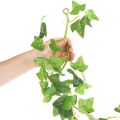 Guirlanda de hera artificial para decoração de ambientes, 173 cm | Floristik24.pt