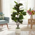 Ficus lyrata artificial de 120 cm para decoração de sala de estar. | Floristik24.pt