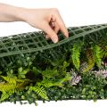 Parede vegetal artificial vertical de 100 x 55 cm | Floristik24.pt