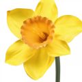 Floristik24 Narciso artificial flor de seda amarelo narciso 59cm