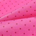 Floristik24 Papel punho 25cm 100m pontos rosa