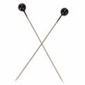 Alfinetes com cabeça de pérola Ø6mm 65mm Preto | Floristik24.pt