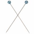Broches com cabeça de pérola turquesa, Ø6mm, 65mm | Floristik24.pt